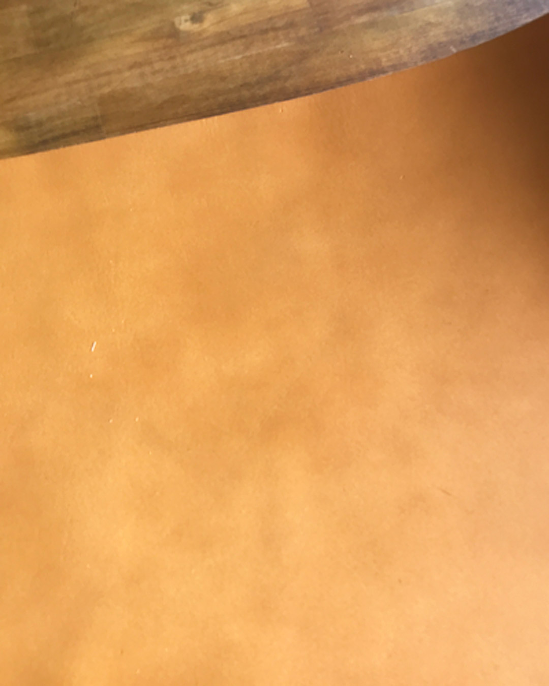 革の色見本：キャメルの革の写真